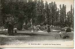 CPA -  MANTES-LIMAY  - JARDIN DE L'ILE AUX DAMES - Limay