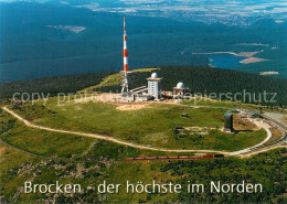 73723460 Brocken Harz Fliegeraufnahme Mit UKW Und Fernsehsender Brocken Harz - Wernigerode