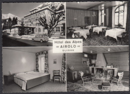 Airolo Tessin Hôtel Des Alpes Suisse Carte Multivues - Airolo