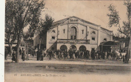 RE 23- (ALGERIE) SIDI BEL ABBES - LE THEATRE - ANIMATION - 2 SCANS - Sidi-bel-Abbès