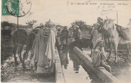 RE 23- (ALGERIE) MARCHE DE SETIF - L' ABREUVOIR - ANIMATION - 2 SCANS - Sétif