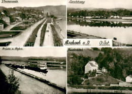 73723423 Aschach Donau Promenade Landshaag Bruecke Hafen Faustschloessl Aschach  - Autres & Non Classés