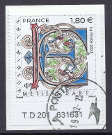 France 2023 -  Metiers D’art, Enlumineur, Art, Craftsmanship, Handy Crafts, Old Letters Writing - Used - Gebraucht