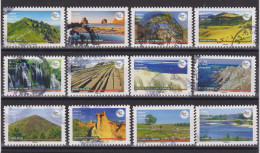 FRANCE 2021 Y T N ° 2025/2036 Série Complète Oblitéré CACHET ROND Terre De Tourisme - Used Stamps