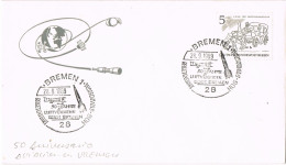 53971. Carta BREMEN (Alemania Berlin) 1969. Tema SPACE, Espacio, Comunicaciones - Briefe U. Dokumente