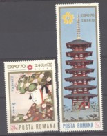 Roumanie  :  Yv   2537-38  **     Expo Osaka - Unused Stamps