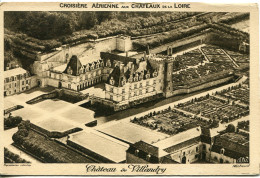 CPA - VILLANDRY - LE CHATEAU - VUE AERIENNE - Other & Unclassified