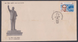 Inde India 1991 FDC Dr. B.R. Ambedkar, Jurist, Economist, Indian Political Leader, Social Reformer, First Day Cover - Sonstige & Ohne Zuordnung