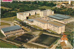 RE 26-(40) AIRE SUR L' ADOUR - VUE AERIENNE - LE LYCEE POLYVALENT MIXTE - CARTE COULEURS - 2 SCANS - Aire