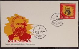 FDC Vietnam Viet Nam With Perf Stamp 2018 : 200th Birth Anniversary Of Karl Marx (Ms1092) - Viêt-Nam