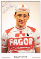 Vélo Coureur Cycliste Irlandais Martin Earley - Team Fagor -  Cycling - Cyclisme  Ciclismo - Wielrennen - Signée - Radsport
