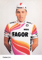 Vélo Coureur Cycliste Danois John Carlsen - Team Fagor -  Cycling - Cyclisme  Ciclismo - Wielrennen  - Cyclisme