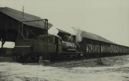 Train En Gare à Identifier - Cliché Jacques H. Renaud - Treinen