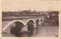 SO 1-(41) MENNETOU SUR CHER - LE PONT SUR CHER ET VUE GENERALE - 2 SCANS - Other & Unclassified