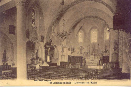 CPA - SAINT AMANS-SOULT - L'INTERIEUR DE L'EGLISE - Other & Unclassified