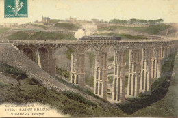 CPA - SAINT BRIEUC - VIADUC DE TOUPIN  (1912) - Saint-Brieuc