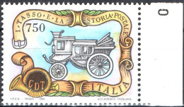 ITALIA, ITALY, I TASSO E STORIA POSTALE, 1993, USATI Scott:IT 1951, Yt:IT 2032 - 1991-00: Usati