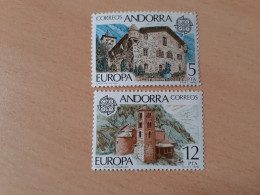 TIMBRES   ANDORRE  ESPAGNOL    ANNÉE  1978      N  108  /  109   COTE  2,00  EUROS   NEUFS   LUXE** - Nuovi