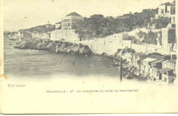 CPA - MARSEILLE - LA CORNICHE (L'ANSE DU PROPHETE) BELLE CARTE PRECURSEUR - Ohne Zuordnung