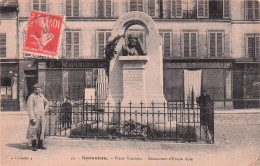 Suresnes  - Place Trarieux - Monument D'Emile Zola  -  CPA °J - Suresnes