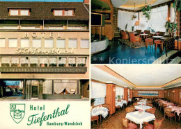 73723255 Wandsbek Hotel Tiefenthal Gaststube Speisesaal Wandsbek - Sonstige & Ohne Zuordnung