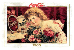 [DC1298] CPM - COCA COLA 1900 - HILDA CLARK POSTER - 3 - CARTOLINEA 1298 - PERFETTA - Non Viaggiata - Pubblicitari