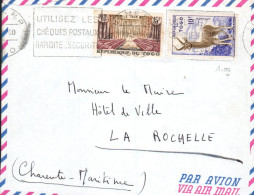 TOGO AFFRANCHISSEMENT COMPOSE SUR LETTRE RECOMMANDEE DE LOME POUR LA FRANCE 1964 - Storia Postale