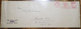 Germany 1937 Meter Cover; Brackwede - Fr. Möller; 24pf. Meter With TENAX Slogan - Macchine Per Obliterare (EMA)