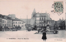 Suresnes  - Place Du Marché -  CPA °J - Suresnes
