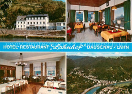 73723205 Dausenau Hotel Restaurant Lahnhof Gastraeume Fliegeraufnahme Dausenau - Sonstige & Ohne Zuordnung