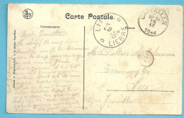 Kaart Stempel CAPEPELLEN Op 15/09/1914 Naar LIER / LIERRE 16/09/1914 (Offensief W.O.I) - Zona Non Occupata