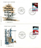 Faroe Islands 1988; Europa - CEPT, Set Of 2 On FDC (Foghs Covers). - Isole Faroer