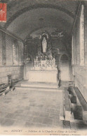 SO 13-(50) RONCEY - INTERIEUR DE LA CHAPELLE ET VIERGE DE LOURDES - 2 SCANS - Other & Unclassified