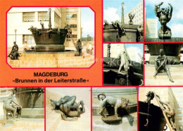 73723158 Magdeburg Brunnen In Der Leiterstrasse Plastik Skulpturen Magdeburg - Magdeburg