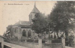 SO 15-(51) SAINTE MENEHOULD - L' EGLISE - CIMETIERE - 2 SCANS - Sainte-Menehould