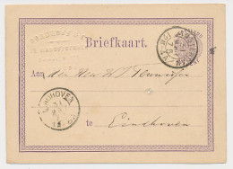 Briefkaart G. 7 Firma Blinddruk Amsterdam 1875 - Ganzsachen