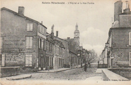 SO 15-(51) SAINTE MENEHOULD - L' HOPITAL ET LA RUE FLORION - 2 SCANS - Sainte-Menehould