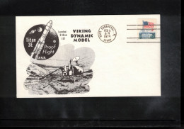 USA 1974 Space / Weltraum VIKING Dynamic Model - Rocket TITAN 3E Proof Flight Interesting Cover - USA