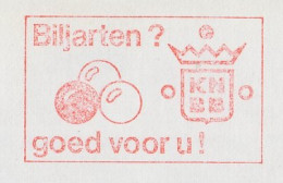 Meter Cover Netherlands 1980 Billiards - Autres & Non Classés