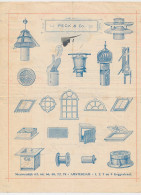 Nota Amsterdam 1912 - Peck & Co. Metaalwaren - Ramen Etc. - Nederland