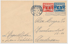 Briefkaart G. 252 / Bijfrankering Arnhem - Amsterdam 1940 - Ganzsachen