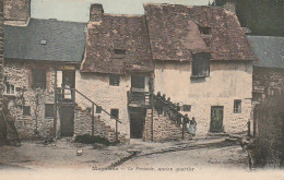 S0 18-(53) MAYENNE - LE PRESSOIR , ANCIEN QUARTIER - CARTE COLORISEE - 2 SCANS - Mayenne