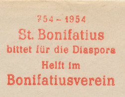 Meter Cover Germany 1955 St. Bonifatius - Diaspora - Altri & Non Classificati