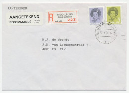 Em. Beatrix Aangetekend Middelburg Rijdend Postkantoor 1988 - Non Classés