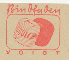 Meter Cut Deutsche Post / Germany 1949 Twine - Textiel