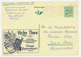 Publibel - Postal Stationery Belgium 1972 Tea - Vichy - Laxative - Purifies The Blood - Other & Unclassified