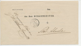 Twee-letterstempel Rijssen 1875 - Briefe U. Dokumente