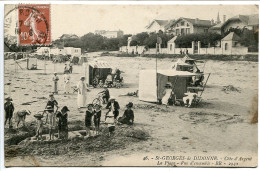 CPA Voyagé 191? * SAINT GEORGES De DIDONNE La Plage Vue D'ensemble ( Bien Animée Jeu D'enfants Tentes Auvent ) - Saint-Georges-de-Didonne