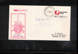 Australia 1975 Space / Weltraum VIKING A Lift-Off - NASA Comm.Centre Canberra Interesting Cover - Stati Uniti