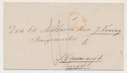Middelharnis - Dirksland - Oldemarkt 1864 - Halve Cirkelstempel - ...-1852 Préphilatélie